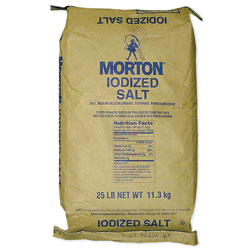 Iodized Table Salt (Morton) 25lb